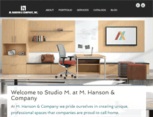 Tablet Screenshot of mhansonco.com